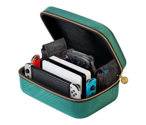 BigBen SWITCH Walizka DELUX na konsole i akcesoria Zelda - zielone - 1178497 - zdjęcie 3